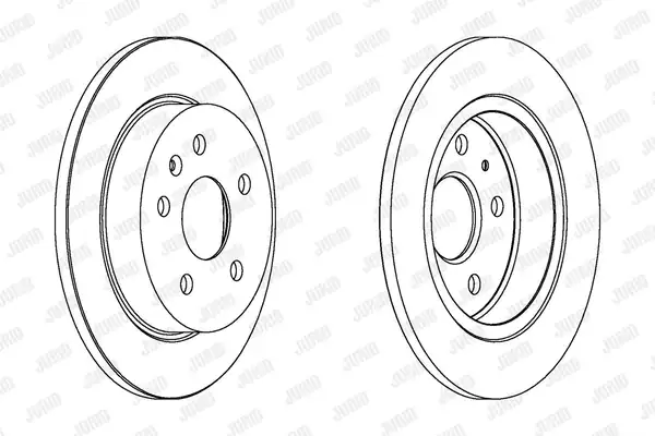 JURID 562461JC | Fren Diski Opel Insignia A 292mm Havasız Tk Arka