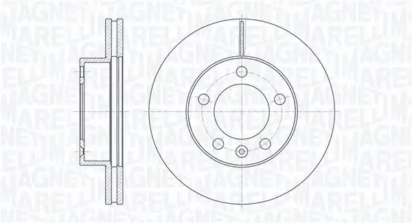 MAGNETI MARELLI 361302040622 | Ön Fren Diski Renault Master III Adet