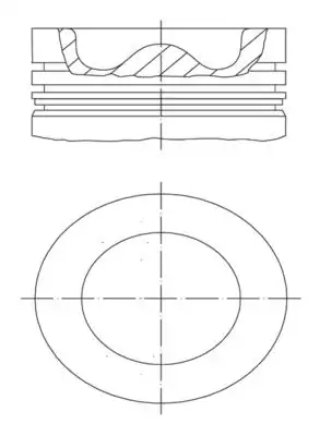 MAHLE 011PI00109002 | Piston 83 00 mm 0 50 Chevrolet Antara Captiva Cruze 2 0d Z20s Z20dm 05 12