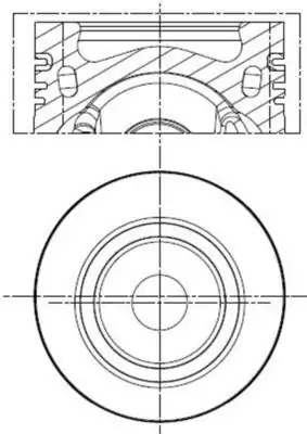 MAHLE 028PI00141000 | Piston Segman Komple Std 81 00mm VW Audi Seat Skoda 2 0 TDI 12 21