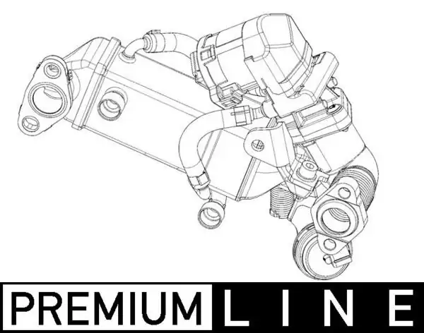 MAHLE CE10000P | Egr Radyatörü Bmw N47 N57 M57 E70 E71 E90 E91 F07 F10 05 18