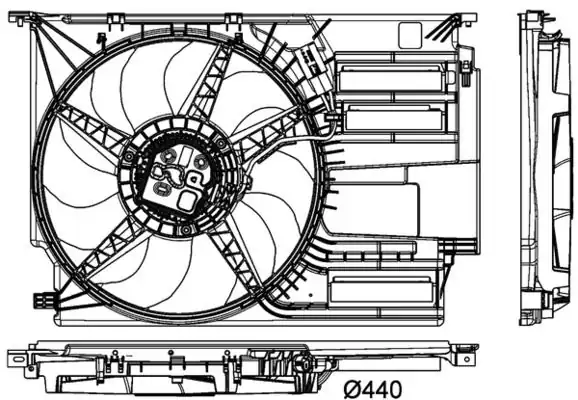 MAHLE CFF404000P | Komple Fan 600w Premıum Line Bmw F45 F46 F48 F39 Mini F60 F56 F55