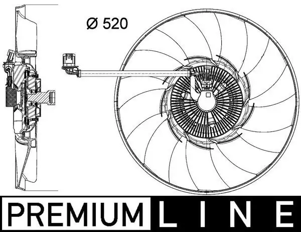 MAHLE CFF474000P | Fan Motoru Land Rover Range Rover III 4 4 Tdv8 V8 2010 2013