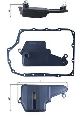 MAHLE HX193D | Şanzıman Yağ Filtresi Mazda 3 (Bm, Bn) Mazda 6 (Gj, Gl) 13-18