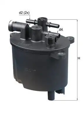 MAHLE KL581 | Yakıt Filtresi (Peugeot P407-P508-P607-P807-P4007-/ Ford Galaxy-Mondeo IV-Smax 2.2 HDI-TDCI)