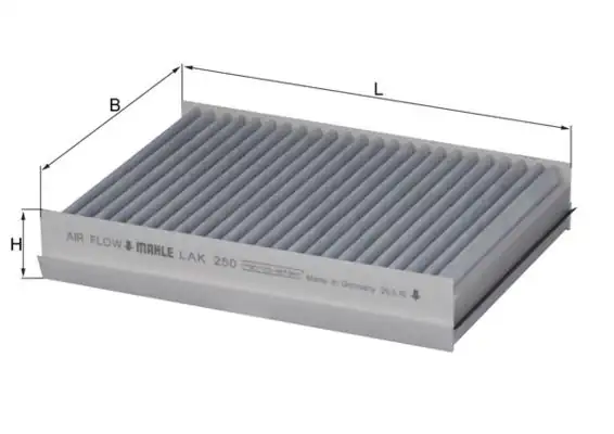 MAHLE LAK250 | Polen Filtresi Jaguar S-Type II (X200) Bm 02-07