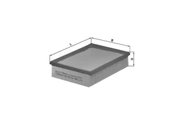 MAHLE LX 343 | Hava Filtresi BMW E36/E39/E46/E38/X3 E83/F25/Z3 M43/M50/M52/M54