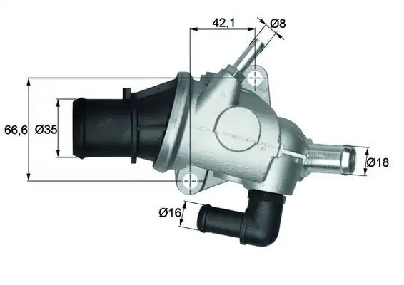 MAHLE TI12588 | Alfa Romeo 147-156 Twinspark Termostat 60653946