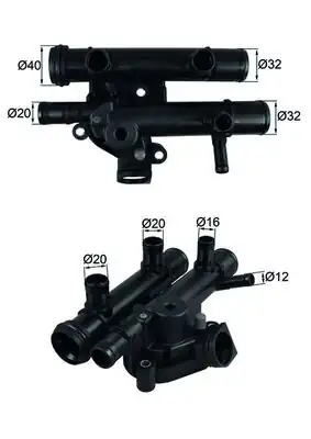 MAHLE TI25983D | Termostat 89°C Master II-III/Movano 2.2-2.5 DCI 01-