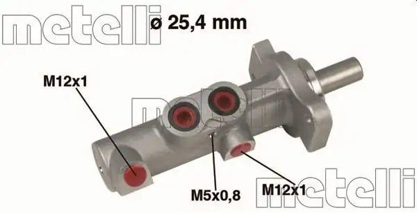 METELLİ 05-0425 | Fren Ana Merkezi S60 V70 09 W O Dstc
