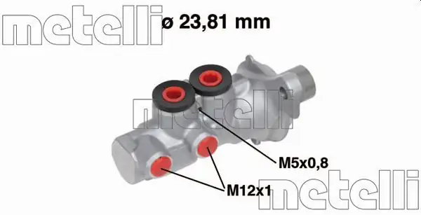 METELLİ 05-0695 | Fren Ana Merkez ABS Esp Peugeot 207 208 Citroen C3 C4 09