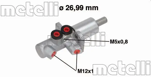 METELLİ 05-0733 | Fren Ana Merkezi 26 99mm Audi A4 A6