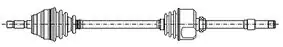 METELLİ 17-0991 | Sağ Aks Komple Mercedes Benz A150 A170 B200 B150 B170 11
