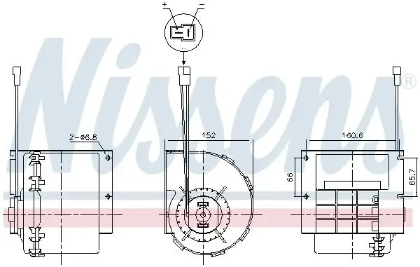 NISSENS 87613 | Kalorifer Motoru Mercedes Sprinter
