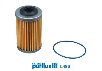 PURFLUX L496 | Yağ Filtresi Alfa Romeo 159 Spider Brera 3.2 JTS Opel Vectra C 2.8 V6 Turbo 05->