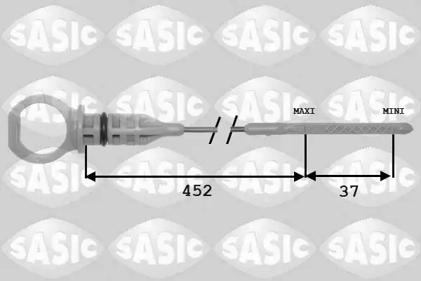 SASIC 1940001 | Yağ Çubuğu 206 207 307 308 Bipper C4 1 4 Hdi