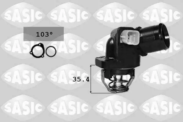 SASIC 3300003 | Termostat Kapağı 1007 206 206 207 207 Bipper Bipper C2 C3 Nemo Tu3a 1 4 8v