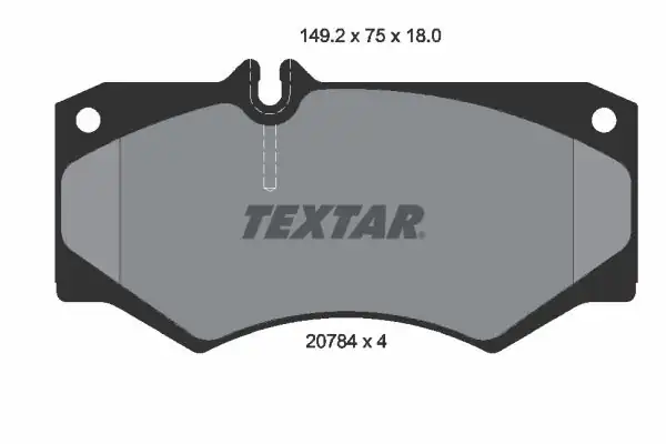 TEXTAR 2078401 | Fren Balatası Ön W460 461 463 Bm 79 96 1649326