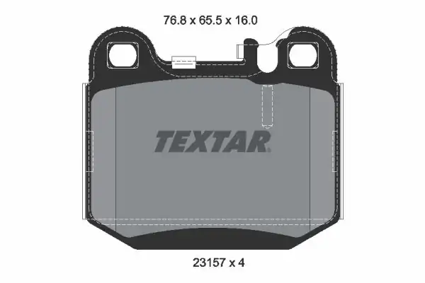 TEXTAR 2315702 | Fren Balatası 163 Arka Yeni Model