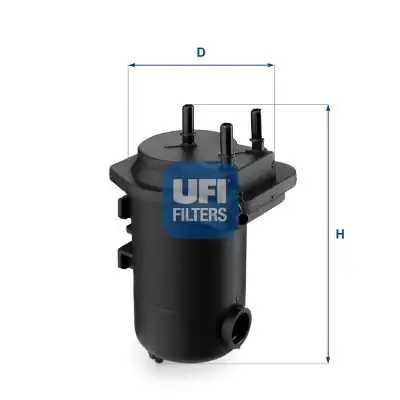 UFI 24.051.00 | Mazot Filtresi Renault Megane II Scenic II Grand Scenic II 1.5 dCi K9K 03-