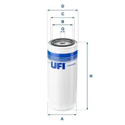 UFI 24-309-00 | Yakıt Filtresi Daf Cf65 Cf75 Cf85 98 00 Xf95 97 02