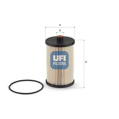 UFI 26.012.00 | Yakıt Filtresi Crafter 2.5 TDI BJM BJK 06-12
