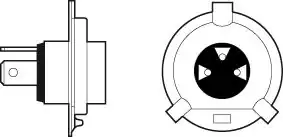 VALEO 032513 | Halogen Ampül 12V H4 Mavi | 10 Adet