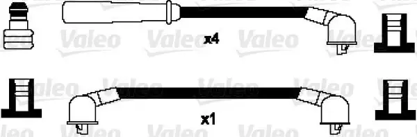 Valeo 346064 Buji Kablo Takım Suzuki Alto 92 02