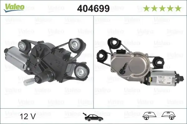 Valeo 404699 Silecek Motoru Arka Seat Ibiza IV V