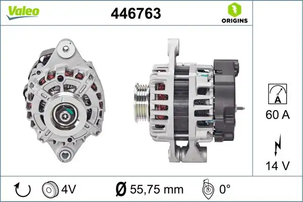 Valeo 446763 Alternatör Komple 60 A Suzuki Maruti Alto 800 796