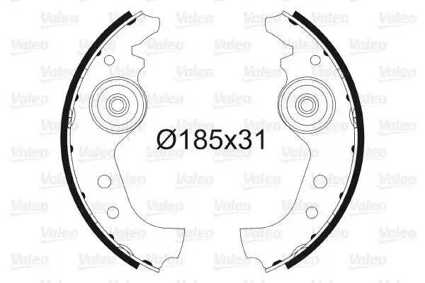 Valeo 562761 Kampana Balata Fiat Uno 60