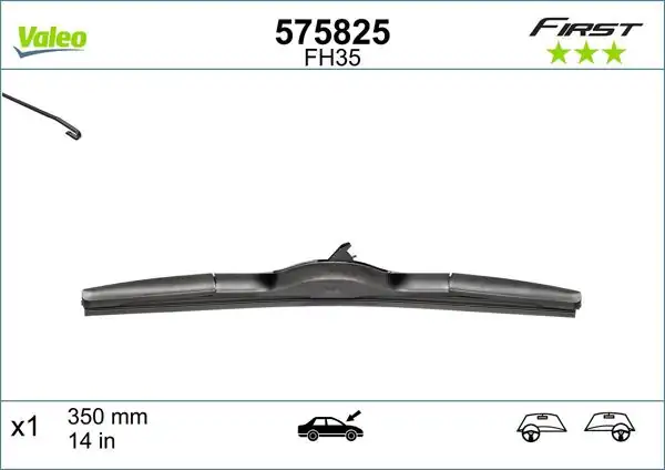 VALEO 575825 | Silecek Süpürgesi Toyota Corolla E15 E18 Auris E18 13-18 07-18