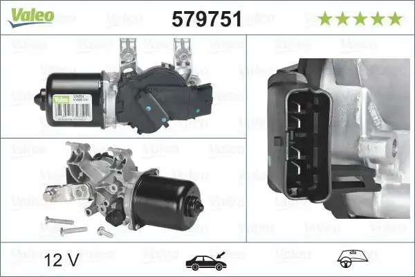 Valeo 579751 Ön Silecek Motoru Nissan Qashqai 07 14 2