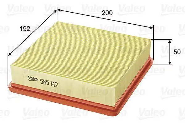 Valeo 585142 Hava Filtresi Honda Civic 96 00 Hrv 99 06 1 6 CRV 97 01 2waksp