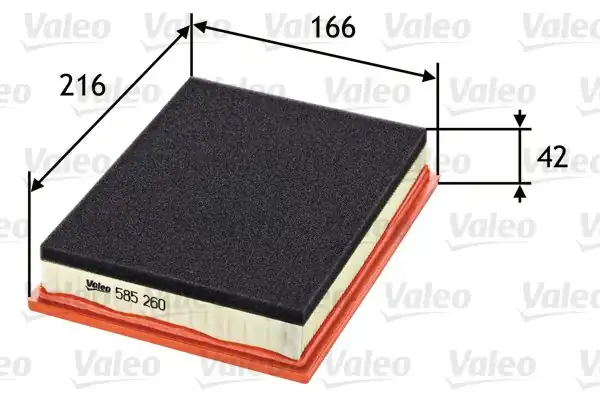 Valeo 585260 Hava Filtresi Mini Cooper One 1 4crtdi 1 4d 1 6i