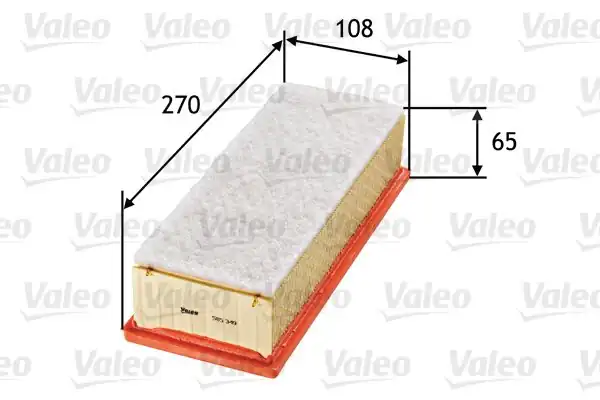 VALEO 585349 | Hava Filtresi (Mgf 1.8 I 16V, Mg Mgf 1.8 I Vvc)