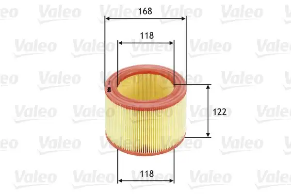 VALEO 585600 | Hava Filtresi (Citroen C 15 1.8 D, Peugeot 205 1.8 D)