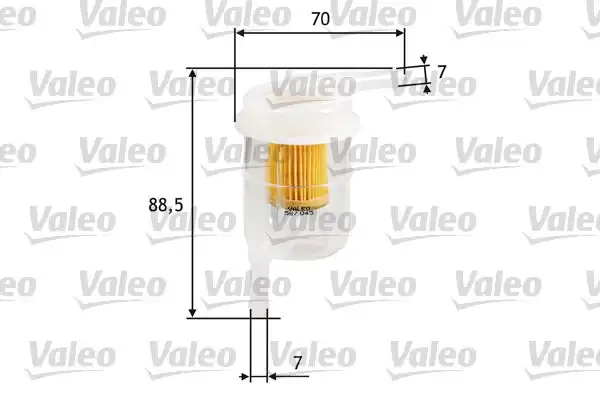 Valeo 587045 Yakıt Filtresi Benzin Nissan Micra 1 2 Micra 1 0
