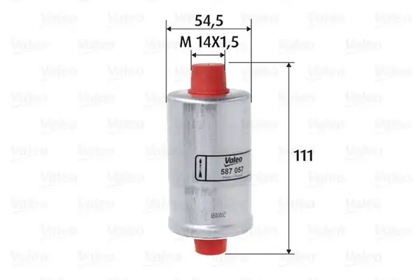 Valeo 587057 Yakıt Filtresi Benzin Lada 110