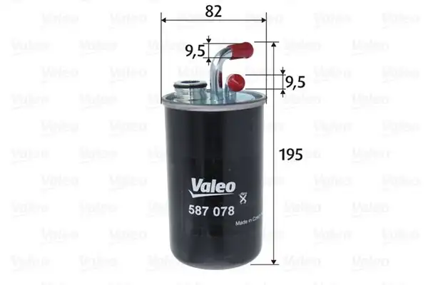 VALEO 587078 | Yakıt Filtresi (Mazot) (Jeep Compass 2.0Crd 06-/ Chrysler Sebrıng 2.0Crd 07-10 -)