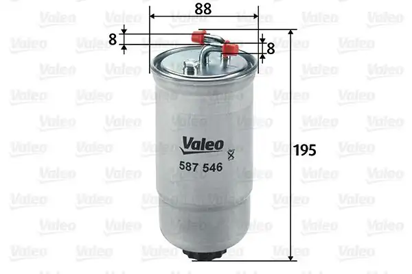 Valeo 587546 Yakıt Filtresi Mazot Honda Accord VII 2 0i Ctdı 04 Civic VII HB 1 7ctdi 1 8 01 05
