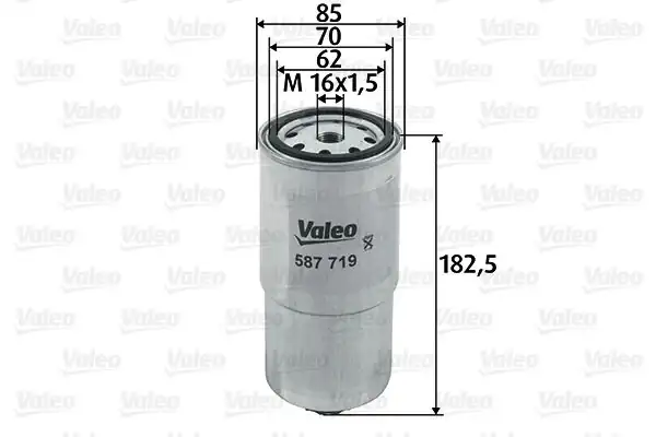 Valeo 587719 Yakıt Filtresi Landrover Freelander İ 2 0 Td4 02