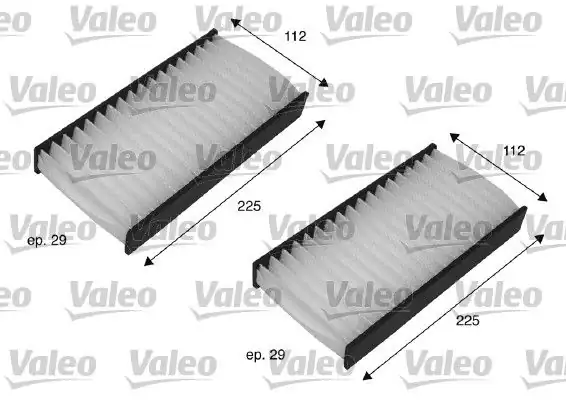 Valeo 698735 Filtre Polen Honda Civic 01 06 Hrv 99 06 CRV 02 06 Çiftli