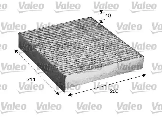 VALEO 715533 | Polen Filtresi Karbonlu (Alfa Romeo: 159 1.9 JTD 2005-2011)