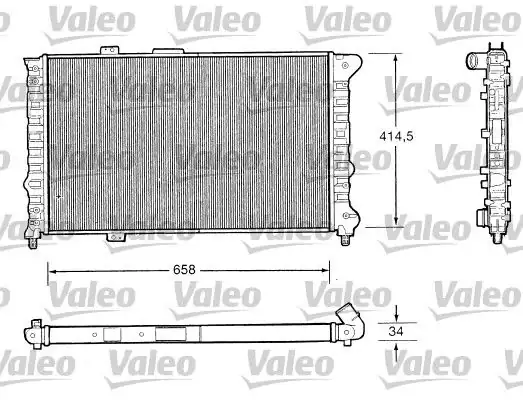 Valeo 732505 Radyatör Alfa Romeo 166 2 0 İ Ts 16v 99 00