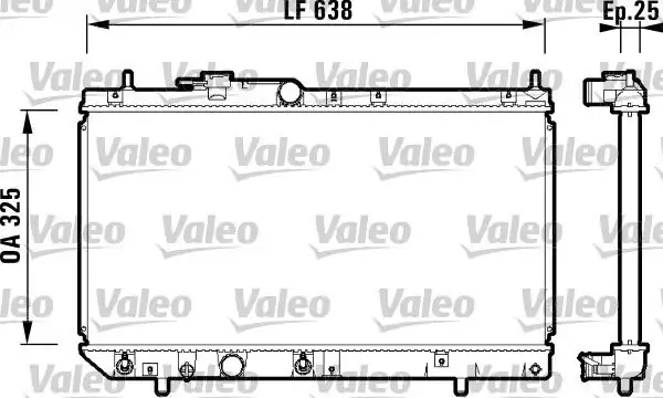 VALEO 734103 | Radyatör Daihatsu Grand Move
