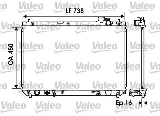 Valeo 734194 Radyatör Toyota Rav4 Lexus