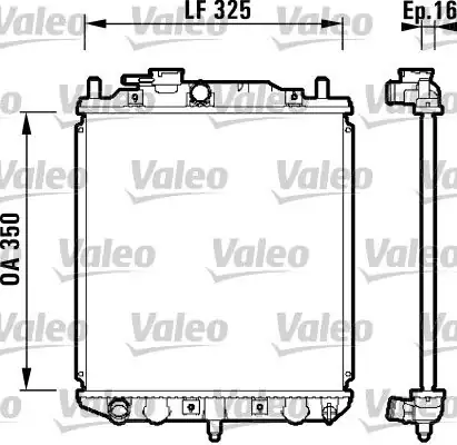 VALEO 734209 | Radyatör Daihatsu Move