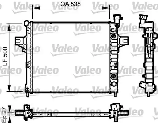 VALEO 735051 | Radyatör Jeep Grand Cherokee (2003 / 2005)
