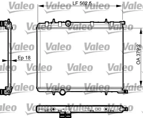 Valeo 735496 Radyatör Citroen Berlingo 1 6 10